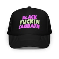 Image 1 of Black Fuckin Sabbath Trucker Hat