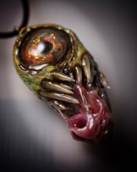Image 7 of Custom Handmade Opal Eyed Pendant|Opal Eyed Cyclops Pendant|Handmade|OOAK| Morgans Mutations