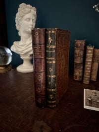 Image 3 of Livre anciens à secret, rare, double reliure en cuir avec armoiries royales, XIXème siècle
