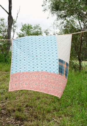 Image of Blue Gum Quilt ~ ready to ship