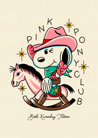 Pink Pony Club A5 Print