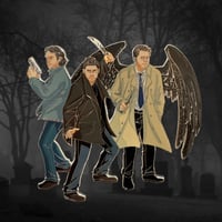 Hunting Things Trio Pin