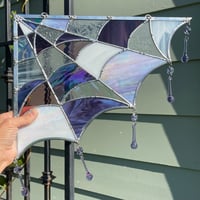 Image 2 of Corner Spider Web with Crystals