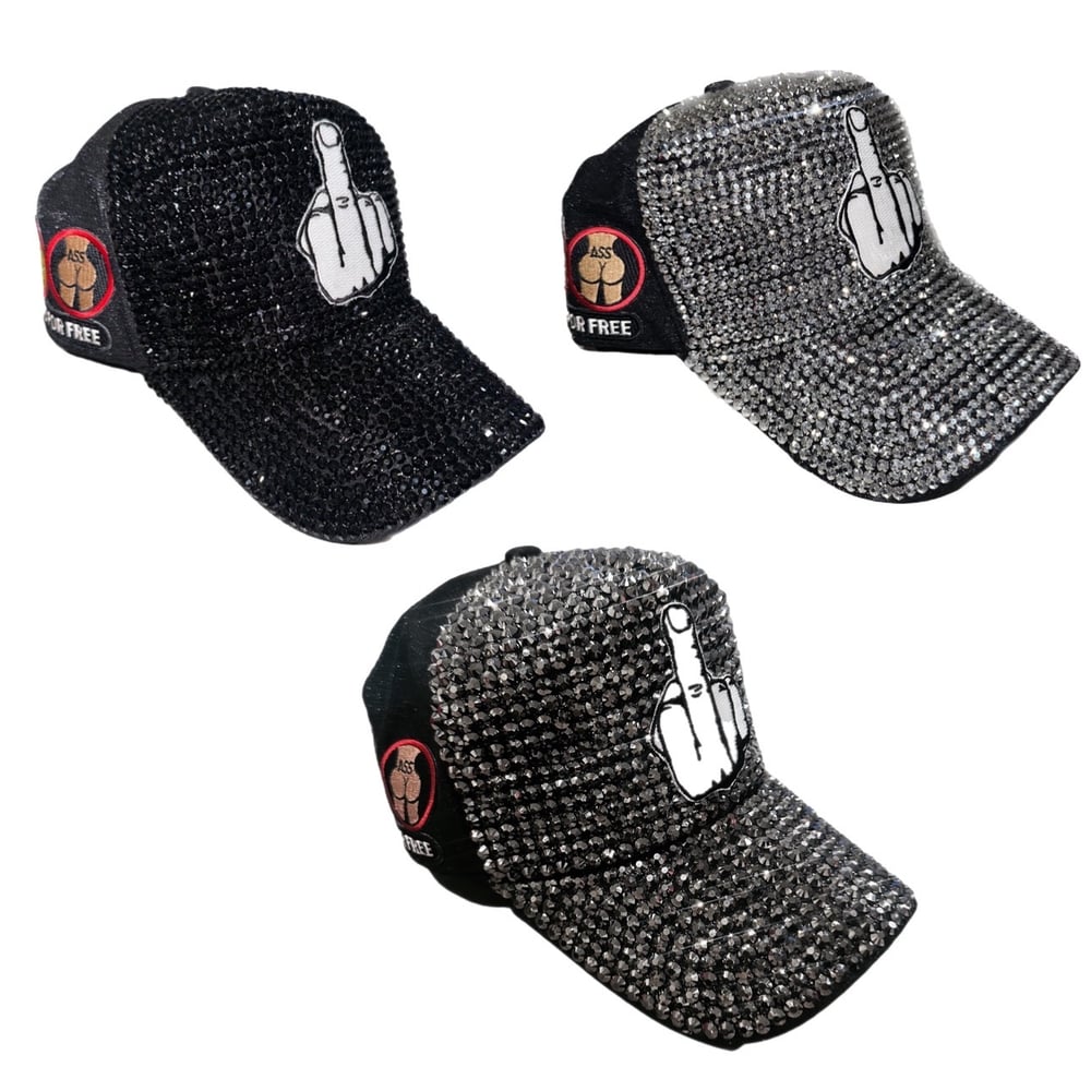Image of #BussDown Diamond #Nobodyridesforfree Caps