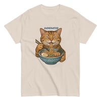 Image 13 of Unisex classic tee, Ramenator Cat T-Shirt | Funny Ramen Cat Graphic Tee