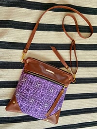 Image 4 of Medium Purple tile crossbody bag