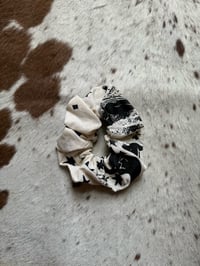 white scrunchie
