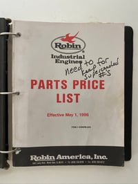 Image 5 of 1990s Robin Engines Price Lists - 4 Books