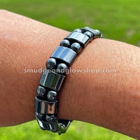 Image 5 of Magnetic Hematite Bracelet for Men (Just 1 left!) 