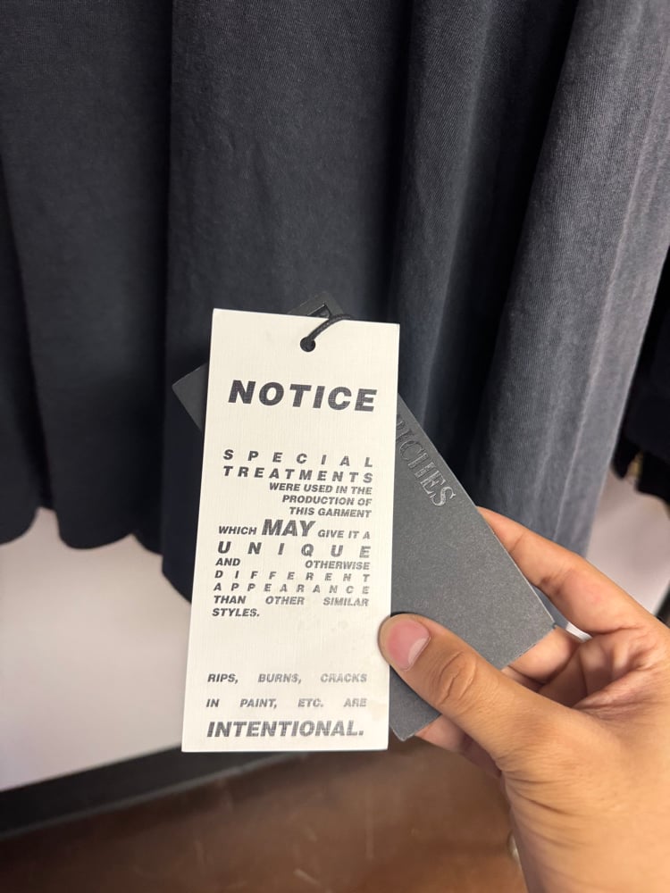 Image of Enfants Riches Déprimés (ERD) FW24 Christiane F. Hebrew L/S