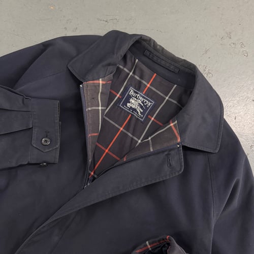 Image of 1980s Burberry Harrington jacket, size large 