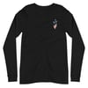 Life Dignity independence Graphic Back Unisex Long Sleeve Tee Reversed