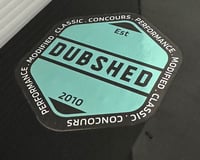 Dubshed metallic sticker 