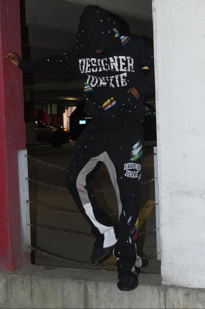 Image of DJA Paint Splatter Sweat Suit