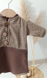 Image 2 of Newborn bodysuit for photo shoots| Andre | brown | photo props