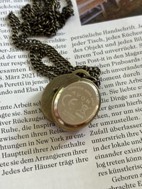 Image 3 of Cameo Necklace with Hidden Watch
