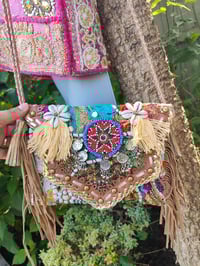 Image 9 of Chilean Bag -Cream fringes and strap