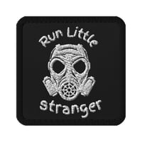 Offically licensed Leigh Rivers  gas mask run little stranger  Embroidered patches