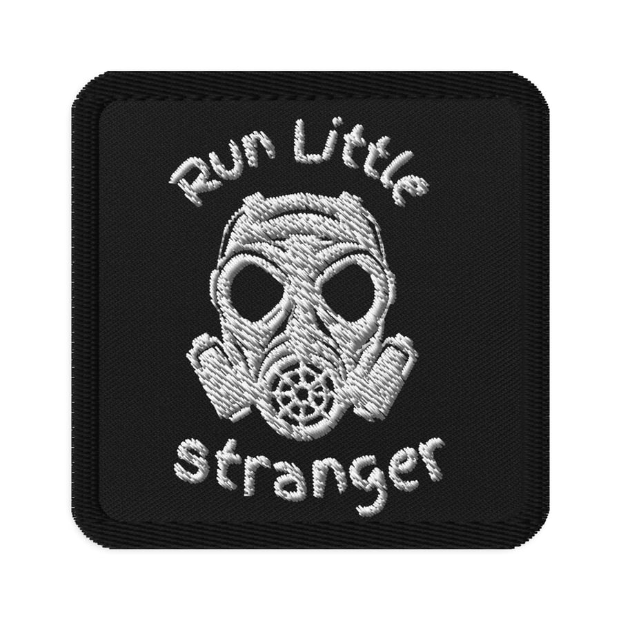 Image of Offically licensed Leigh Rivers  gas mask run little stranger  Embroidered patches