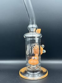 Image 2 of Peach single circ flower piece 
