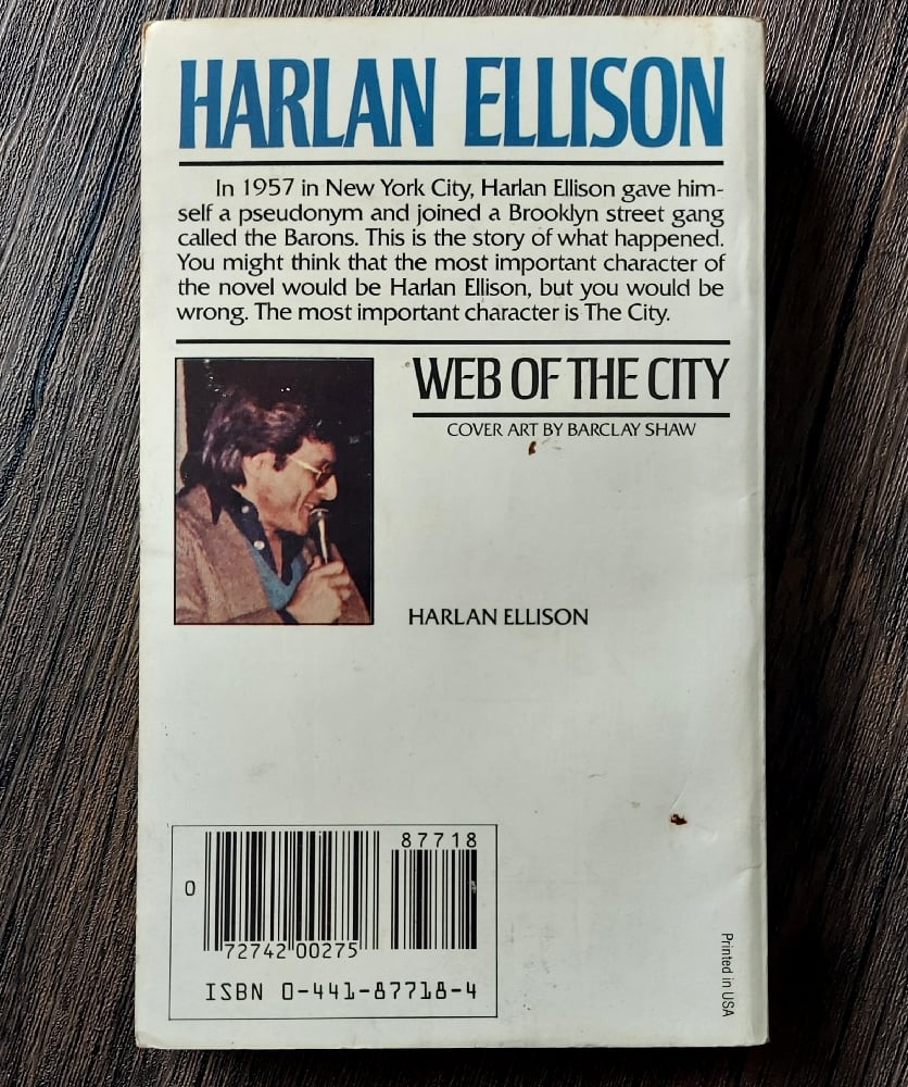 Web of the City, by Harlan Ellison