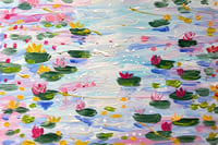 Image 7 of Custom Size Extra Large Art - Waterlilies 