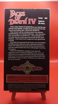 Image 7 of Faces of Death [Parts 1-6] (VHS) 