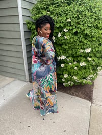 Image 5 of Garden of Eden Satin Kimono
