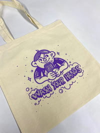 Image 1 of TOTE BAG WASH YOUR HANDS