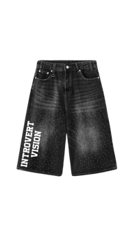 Rhinestone jorts