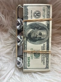 Boss lady, money stack bling iPhone case