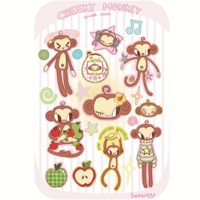 Image 2 of Cheeky monkey sticker sheet