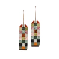 Image 1 of Quilt Earrings No. 1