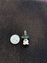 Image 1 of UV reactive Mixed color Mushroom Character pendant 