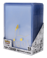 Ultra Pro: Pokemon - Pikachu Toploader & Penny Sleeves Combo Pack [25 Sleeves]
