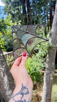 Image 5 of Iridescent Corner Spider Web 