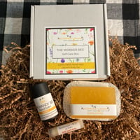 Image 1 of The Worker Bee Sunflower Honeybee Glycerin Body Bar Self Care Box