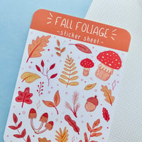 Image 2 of Fall Foliage Mini Sticker Sheet