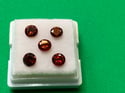 Red Garnet CZ 5mm