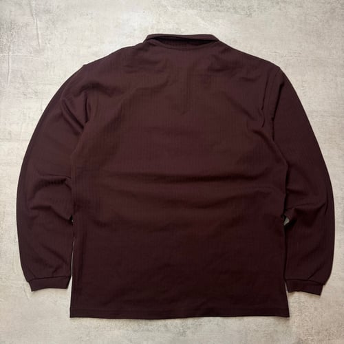 Image of Versace 1/4 Zip Polo Shirt, size large