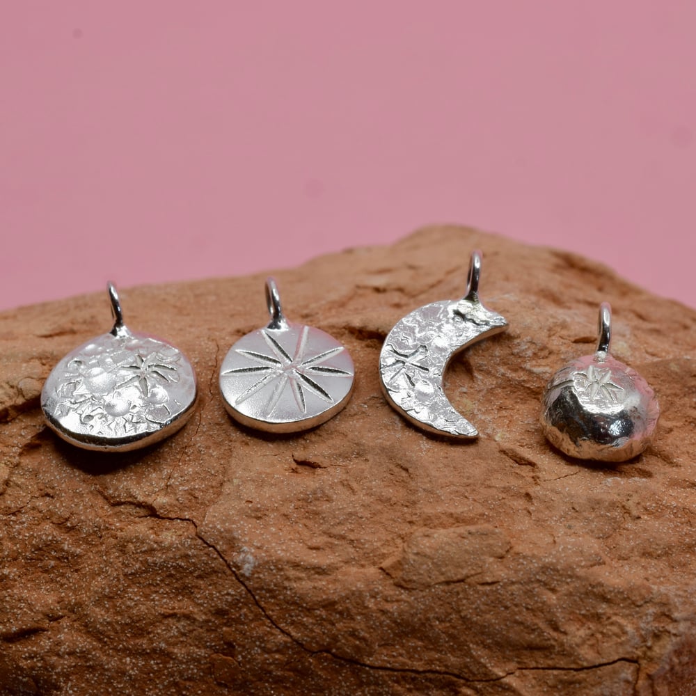 Image of Starry Night silver pendant workshop with Catherine Hambridge