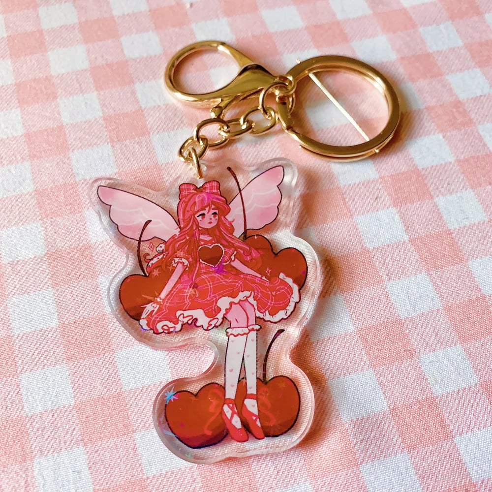 Image of Cherry Fairy Keychain