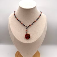 Image 3 of Boho Hearts & Flowers Button Necklace