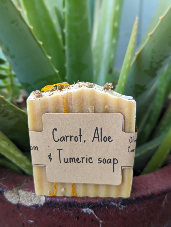 Image of Carrot, Aloe & Ginger soap