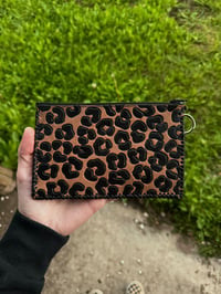 Image 1 of Cheetah/Zebra Wristlet 