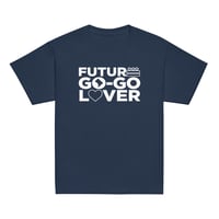 Image 3 of LOVE DC GOGO "FUTURE GO-GO LOVER" Youth Classic Tee White Text (see color options)
