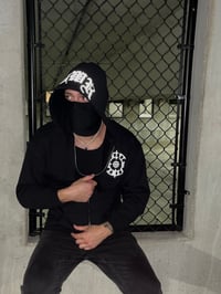 Image 1 of BLACK WWR ZIP UP HOODIE 