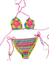 Image 2 of Petal chaos bikini bottoms
