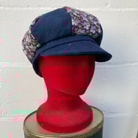 Image 1 of Vintage floral and Denim hat