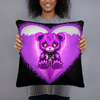 Image 6 of Purp bear Basic Pillow